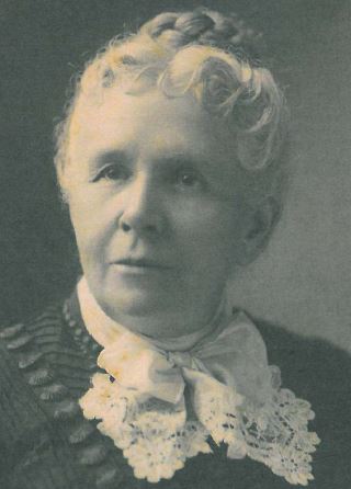 Mrs. J.S. Reeves, Vice President of the Board of Directors, The Old Woman's Home, circa 1887